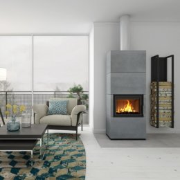 Изразцовая печь-камин Hein Solid F Akum керамика